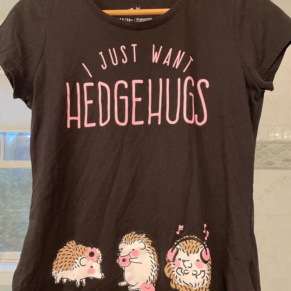 Justice Hegdehugs girls tshirt (plus size)